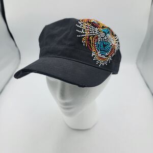 Brand New Womens Jeweled Cap, One Size Fits Most, Strech And Comfy